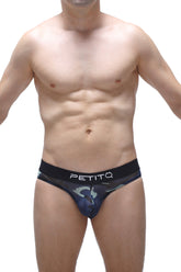 Anneau pénien Thong Lasso en filet camouflage